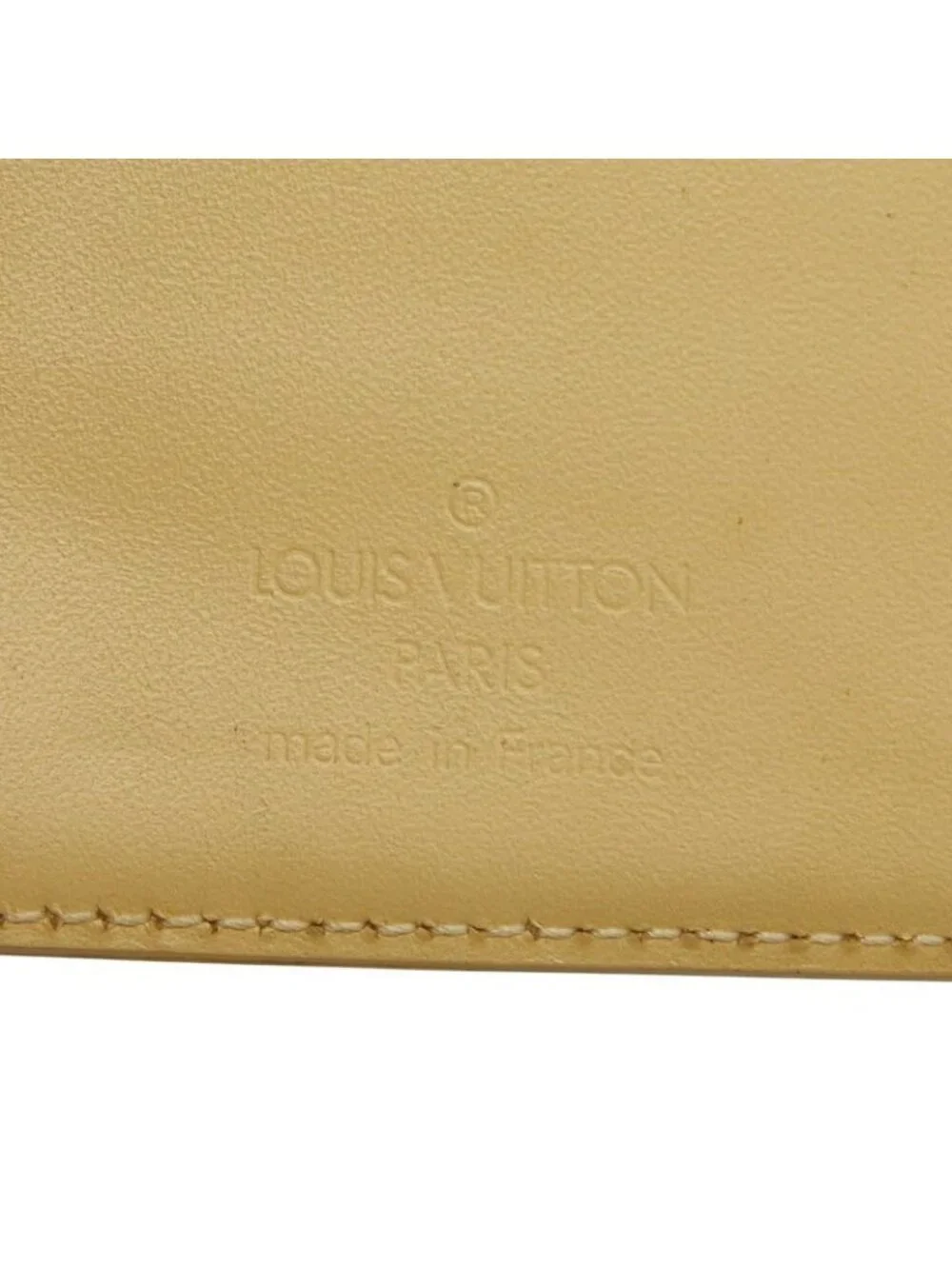 Louis Vuitton Epi Agenda PM R2009 a Vanille Yellow Leather